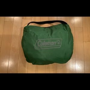 Coleman all outdoors green 3 in 1 terrain blanket stadium seat poncho